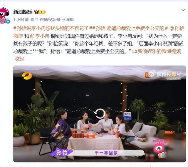 孙怡说李小冉：“你这个年纪想找头婚的不容易”，图片 1